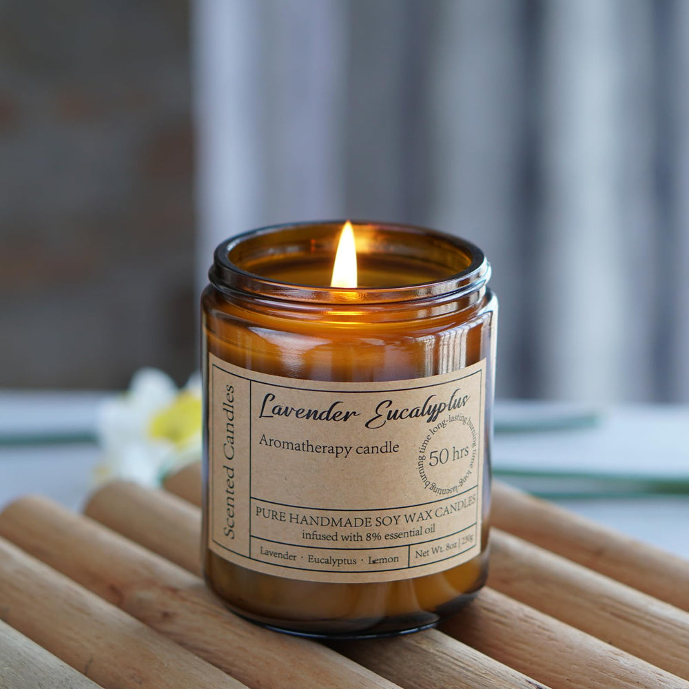 Liofeve detalle de la cera de soja, muestra textura y calidad de combustión