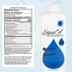 LiquaCel primer plano del líquido para apreciar su textura homogénea