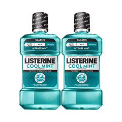 Listerine frente del envase mostrando el diseño y beneficio de frescura