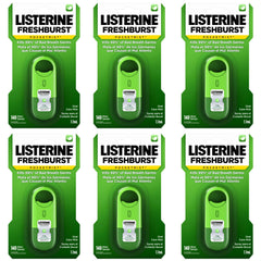 Listerine Pocketmist frente del envase mostrando tamaño práctico y frescor