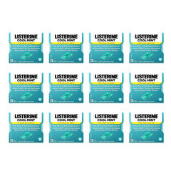 Listerine empaque frontal mostrando 12 packs para suministro prolongado