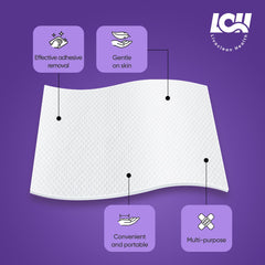 Livaclean Health toallita en mano para mostrar tamaño compacto y conveniencia