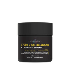 Livingood Daily envase frontal mostrando diseño y dosis claras