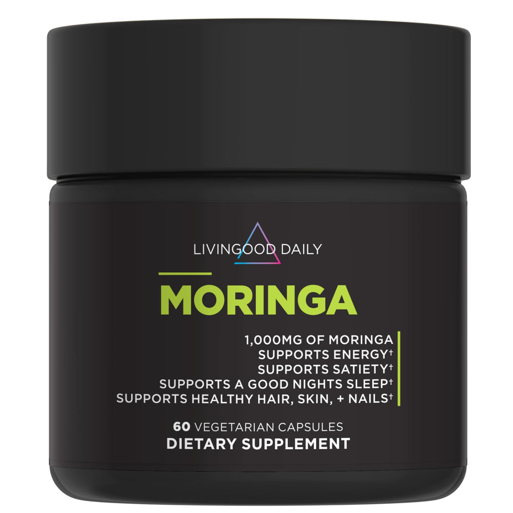 Livingood Daily envase frontal mostrando cápsulas y formato conveniente