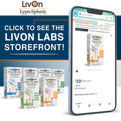 LivOn Laboratories detalle de ingredientes y canela, visual de componentes y sabor añadido