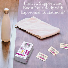 LivOn sobre abierto con textura del contenido y ventaja de formulación liposomal
