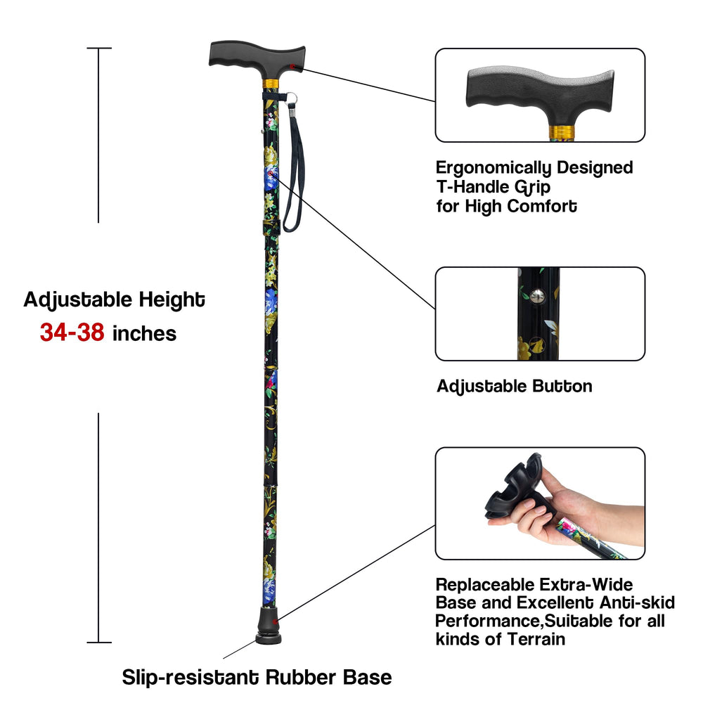 LIXIANG mango en T ergonómico que mejora agarre cómodo y reduce fatiga
