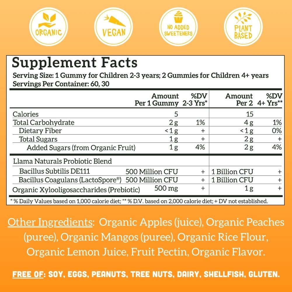 Llama Naturals gomitas en mano mostrando tamaño y facilidad de masticar