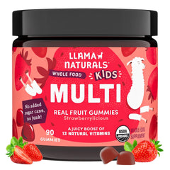 Llama Naturals envase frontal que muestra ingredientes y beneficios