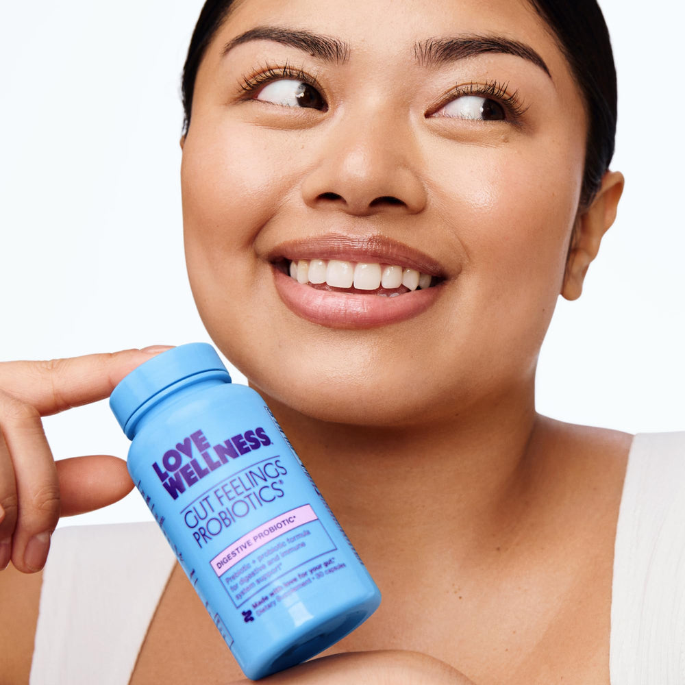 Love Wellness etiqueta con ingredientes visibles para confianza del usuario
