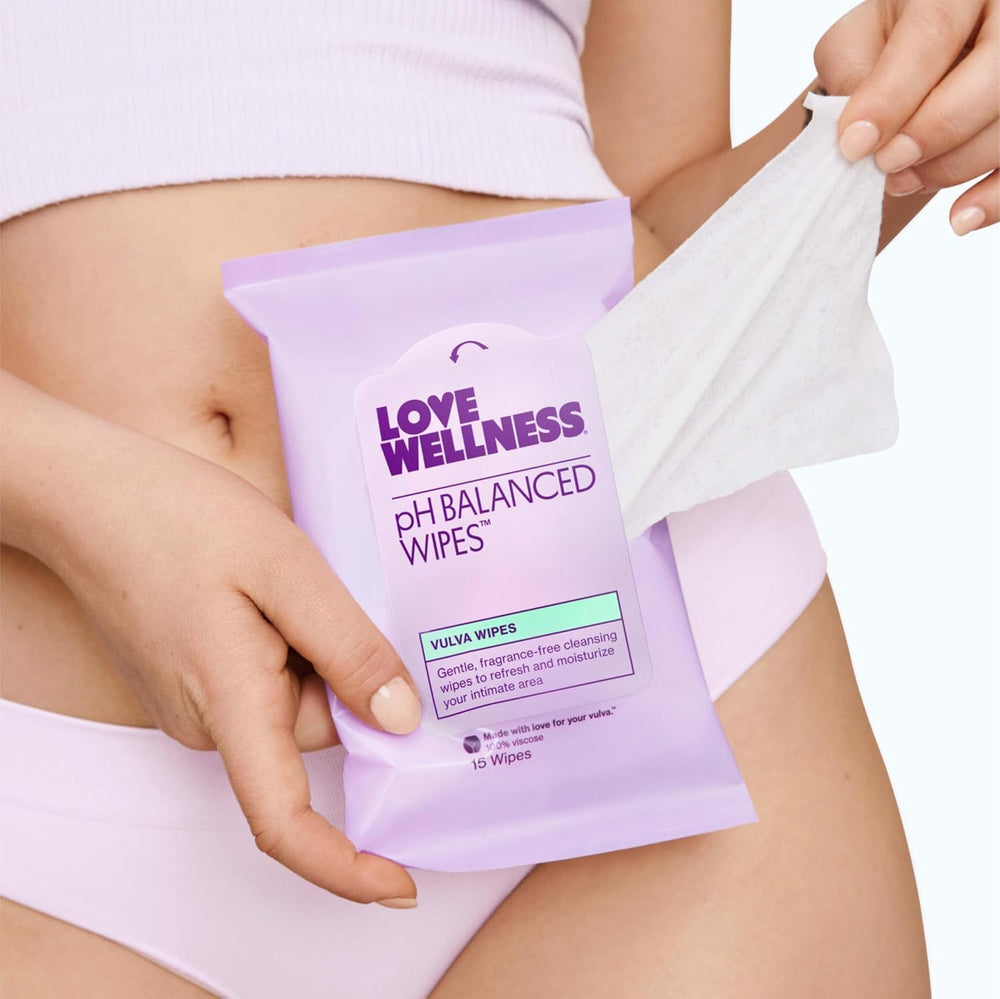 Love Wellness etiqueta con ingredientes resaltando fórmula sin fragancia