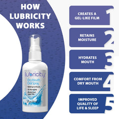 Lubricity producto en un bolso de viaje mostrando conveniencia diaria