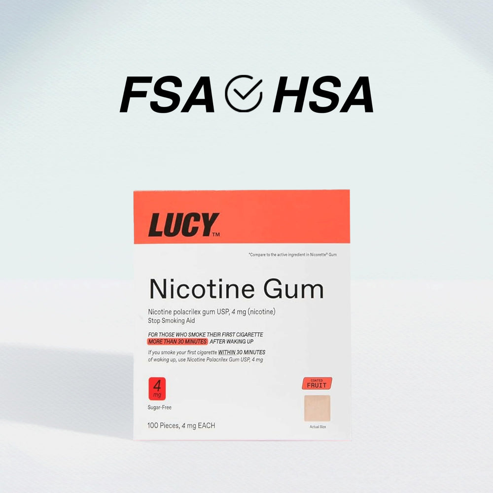 Etiqueta informativa de LUCY con instrucciones claras y ventaja de uso seguro