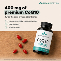 Caja y frasco Luma Nutrition 60 softgels para suministro de 30 días