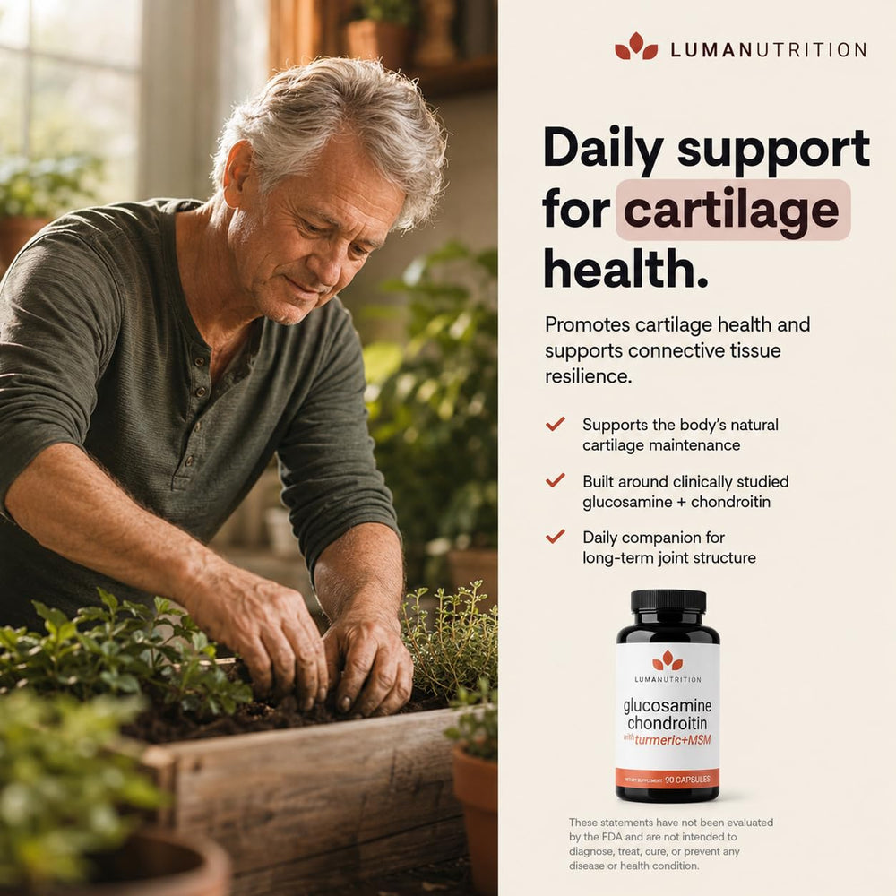 Luma Nutrition etiqueta con lista de ingredientes y pautas claras