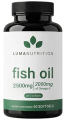 Luma Nutrition frasco delantero con etiqueta clara y alta concentración