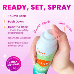 Primer plano del rociado de Lume mostrando textura clara y aplicación uniforme