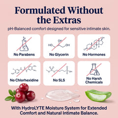 LUVENA detalle de etiqueta pH balanceado y vitamina E, información clara