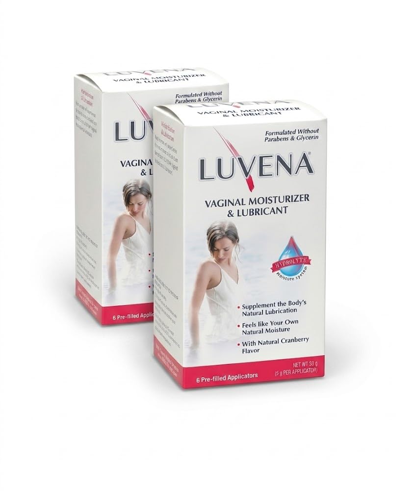 LUVENA vista frontal del pack de 2 tubos mostrando envío práctico y contenido