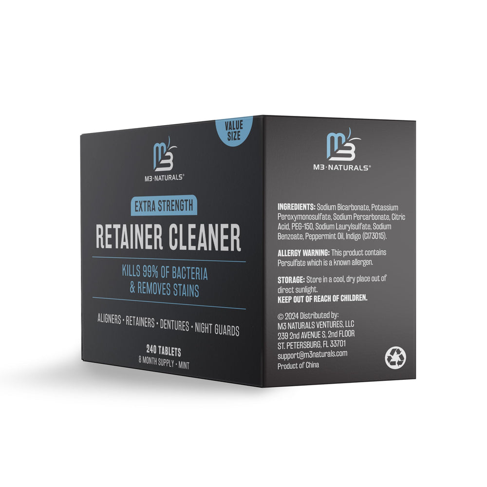 M3 Naturals tableta efervescente disolviéndose para limpieza profunda rápida