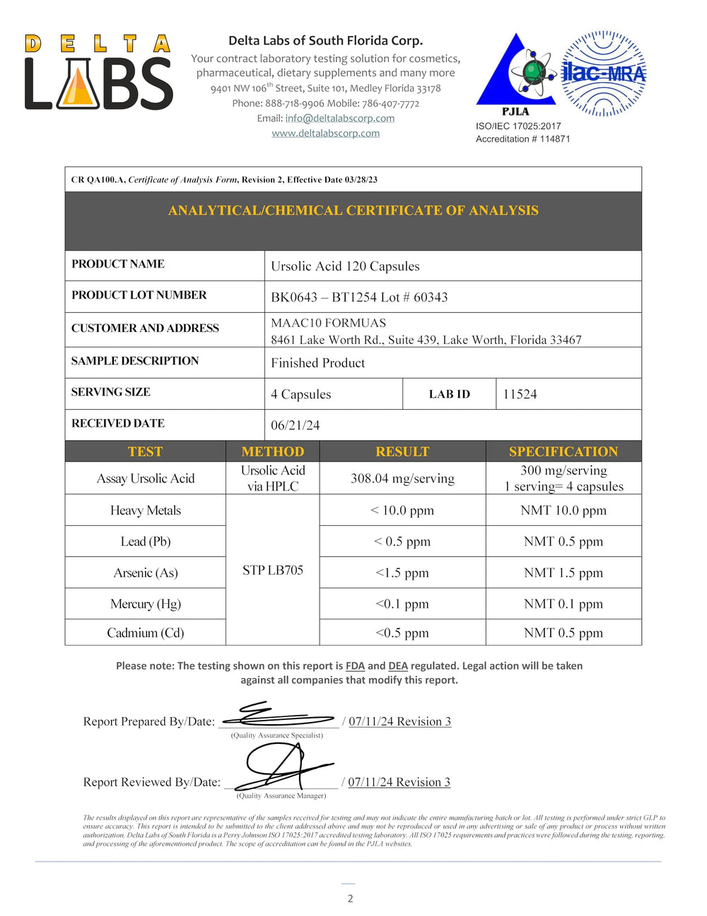 MAAC10 cápsulas en mano para visualizar tamaño y facilidad al tragar