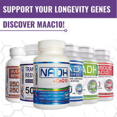 MAAC10 etiqueta GMP y NSF indicando control de fabricación