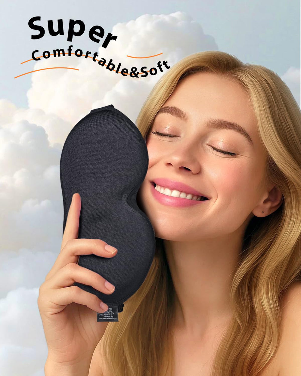 MABAO antifaz textura suave para una experiencia cómoda