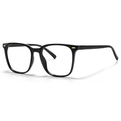 MACJERO hombre usando gafas frente a monitor para menos fatiga