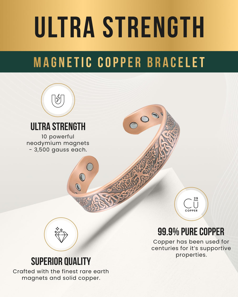 pulsera MagnetRX en muñeca masculina demostrando ajuste y estilo diario