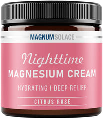 Magnum Solace frasco delantero mostrando etiqueta y tamaño, beneficio dosis clara
