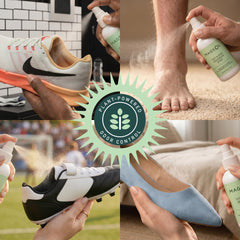 MagSol Organics uso en pies antes de entrenamiento refresca inmediatamente