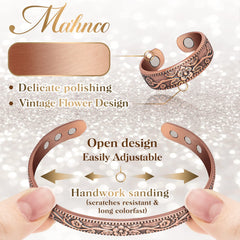 Mahnco pulsera puesta en muñeca demostrando estilo y comodidad