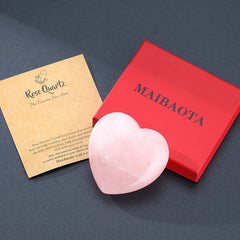 MAIBAOTA corazón dentro de bolsa de terciopelo mostrando protección y lujo