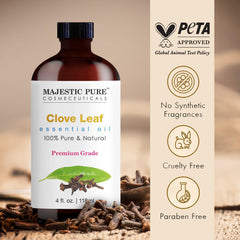 Majestic Pure gota de aceite en superficie que muestra textura y claridad