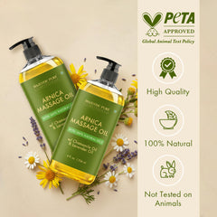Majestic Pure dispensando aceite para masaje, permite control y ahorro
