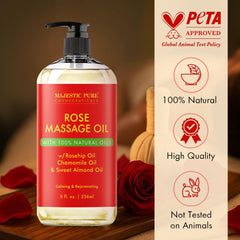 Majestic Pure etiqueta con ingredientes que inspira confianza y transparencia