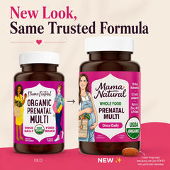 Mama Natural ingredientes orgánicos crudos mezclados para absorción