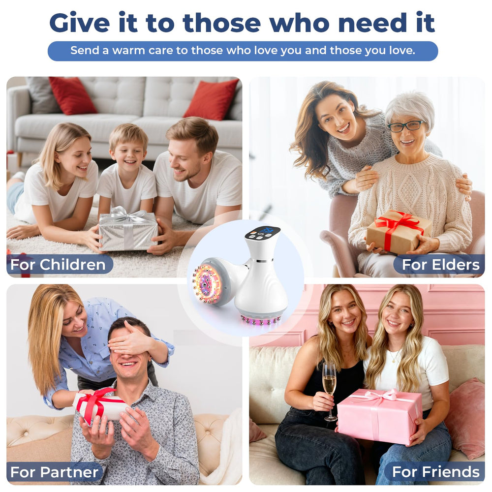 Mango Moon accesorios alineados que permiten masajes versátiles y prácticos