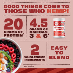 Blend with cacao for a rich flavor boost from Manitoba Harvest Hemp Yeah