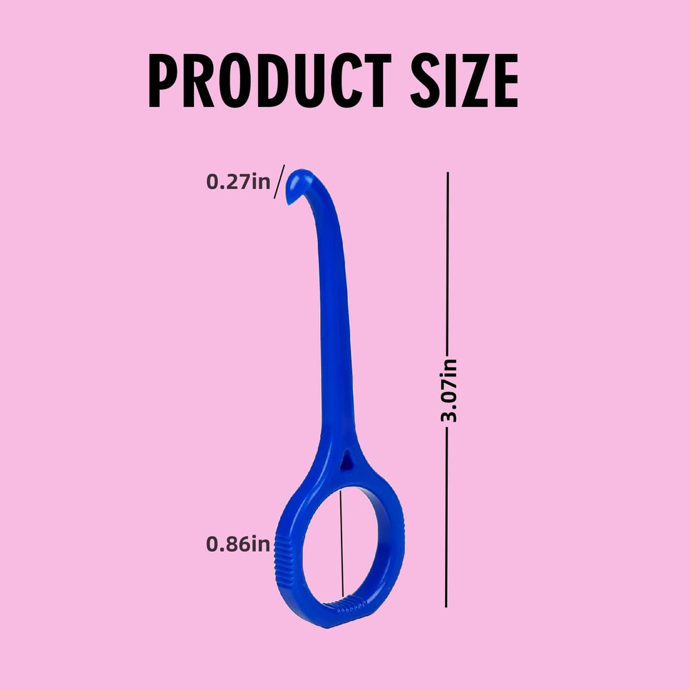 Maoerdental primer plano del gancho ampliado que evita daños