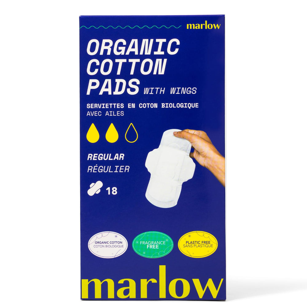 Marlow frente del empaque que muestra el diseño y la información del producto