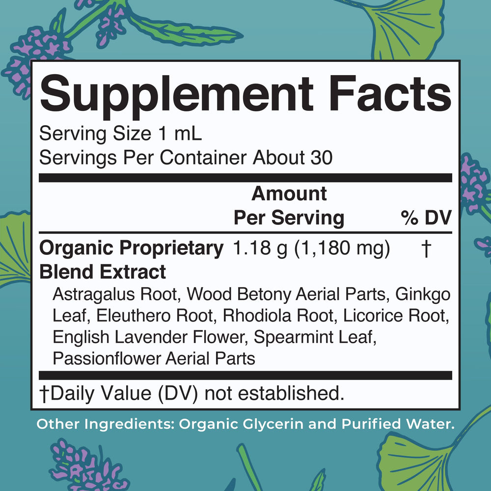 MARYRUTH'S etiqueta con ingredientes orgánicos y beneficios claros