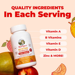 MARYRUTH'S etiqueta con Lustriva y biotina visible, informa sobre ingredientes clave