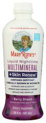 MARYRUTH'S etiqueta con lista de minerales y Sepitone para revisión clara de ingredientes