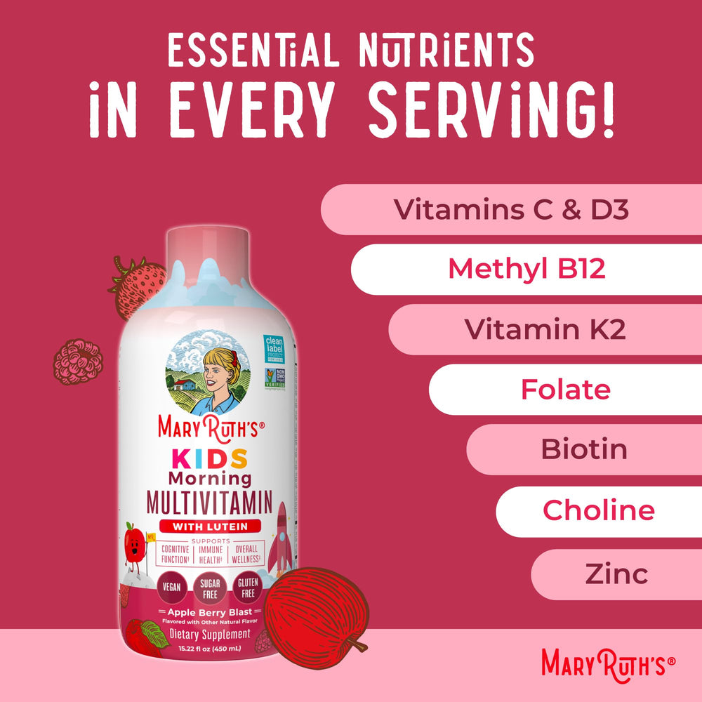 MARYRUTH'S multivitamínico mezclado en un vaso, opción para agregar a bebidas