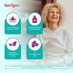MARYRUTH'S polvo de spirulina y chlorella en primer plano para nutrir