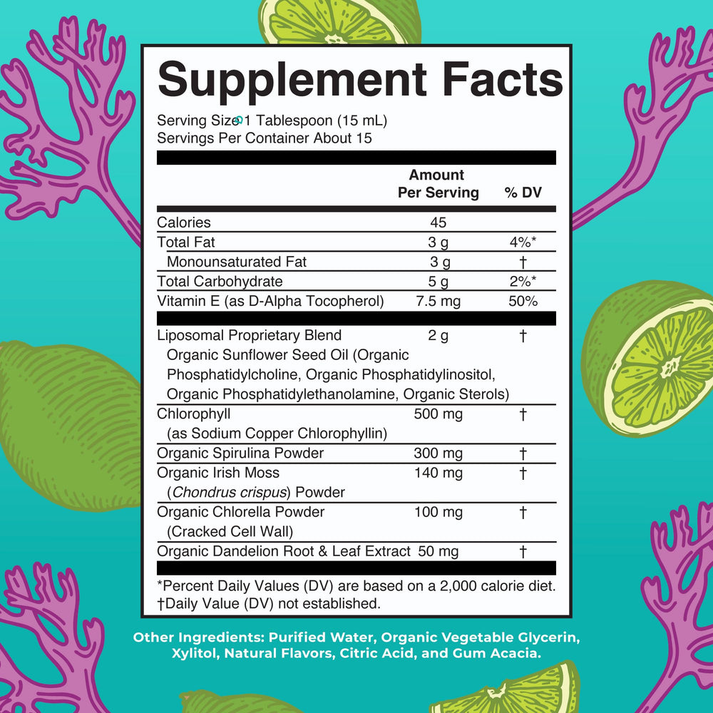 MaryRuth's Spirulina polvo para añadir a batidos y comidas.