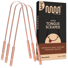 MasterMedi raspador de lengua al frente del empaque, instrumento duradero