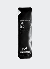 Maurten Gel 160 paquete frontal mostrando diseño y formato para llevar energía concentrada