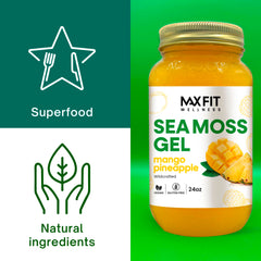 MAX FIT frasco junto a mano para comparar tamaño del producto y porciones
